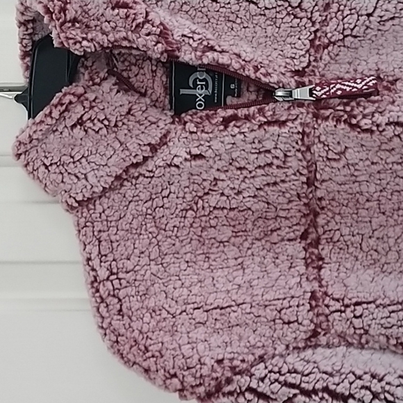 Boxercraft Frosty Garnet Sherpa Pullover S - Picture 3 of 12